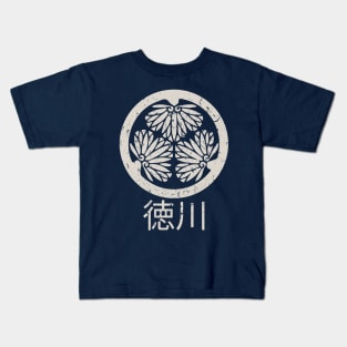 Tokugawa Crest White Kids T-Shirt